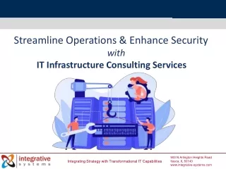 IT Infrastructure Consulting Services