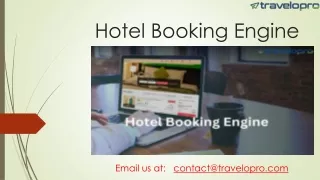 Hotel Booking Engine