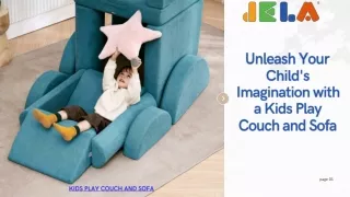 Unleash Your Child's Imagination with a Kids Play Couch and Sofa