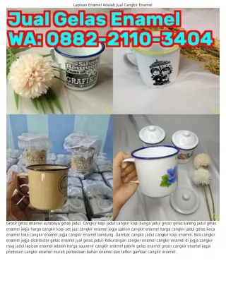 Ö88ᒿ-ᒿllÖ-3ᏎÖᏎ (WA) Enamel Adalah Bahan Gelas Mug Enamel