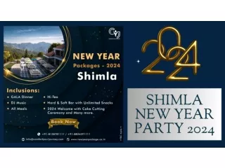 New Year Party Packages 2024 in Shimla