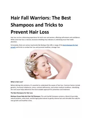 The Best Shampoos and Tricks to Prevent Hair Loss.docx