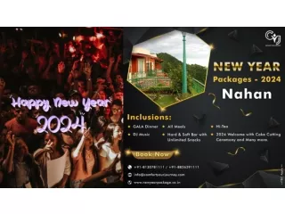 Nahan New Year Packages in 2024 | New Year Party Packages 2024 in Nahan