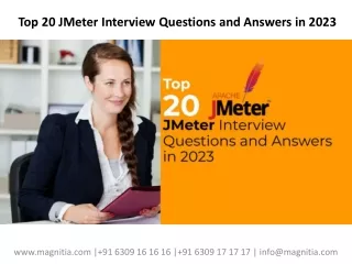 Top 20 JMeter Interview Questions and Answers in 2023