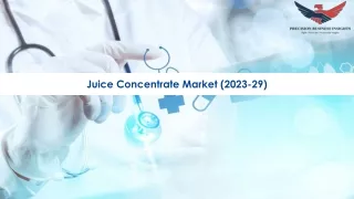 Juice Concentrate Market Size, Growth and Research Report 2029.
