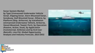 Sonar System Market PDF