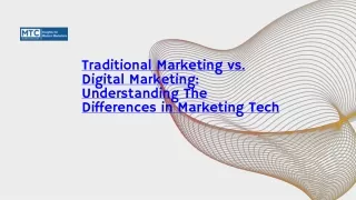 Traditional Marketing vs. Digital Marketing: Understanding The Differences in Ma