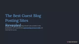 Guest Blogging Made Easy: India Edition