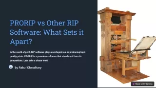 PRORIP vs Other RIP Software: What Sets it Apart?