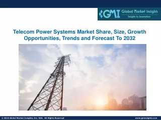 Telecom Power Systems Market Share, Size, Growth Opportunities, Trends, 2032