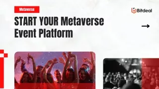 Metaverse Event Platform Development Company - Bitdeal