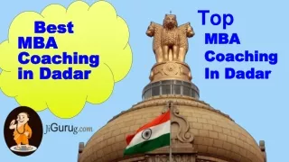 Best MBA Coaching in Dadar