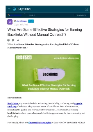 What Are Some Effective Strategies for Earning Backlinks Without Manual Outreach