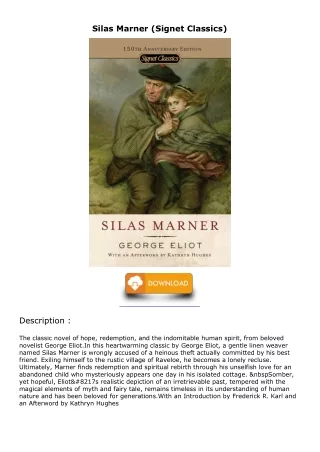 DOWNLOAD/PDF Silas Marner (Signet Classics) ebooks