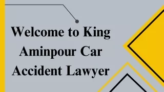 Accident During a Lyft Ride - King Aminpour Car Accident Lawyer