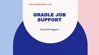 Gradle job support