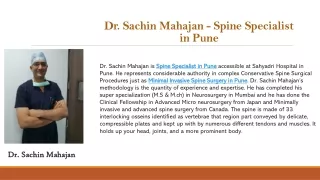 Best spine specialist in Pune