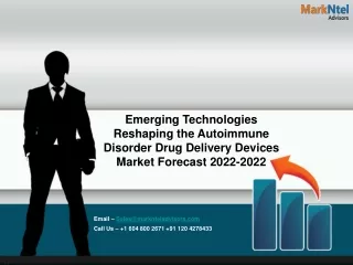 Autoimmune Disorder Drug Delivery Devices Market