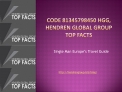 Code 81345798450 HGG, Hendren Global Group Top Facts