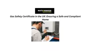 Gas Safety Certificate in the UK Ensuring a Safe and Compliant Home