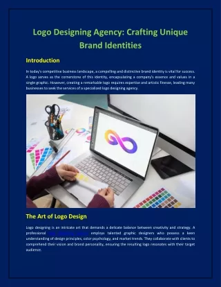 Logo Designing Agency: Crafting Unique Brand Identities