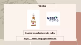 Sauces Manufacturers in India