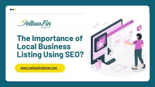 The Importance of Local Business Listing Using SEO - Document