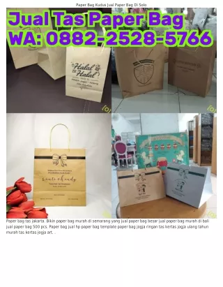 0882–2528–5ᜪϬϬ (WA) Tas Paper Bag Murah Surabaya Tas Kertas Souvenir Pernikahan