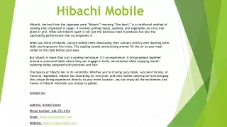 Hibachi Mobile