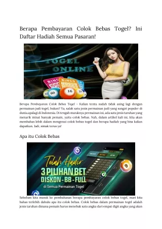 Berapa Pembayaran Colok Bebas Togel_ Ini Daftar Hadiah Semua Pasaran! (1)