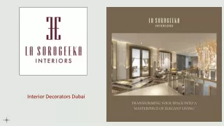 Interior Decorators Dubai