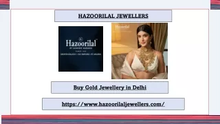 Buy Gold Jewellery in Delhi