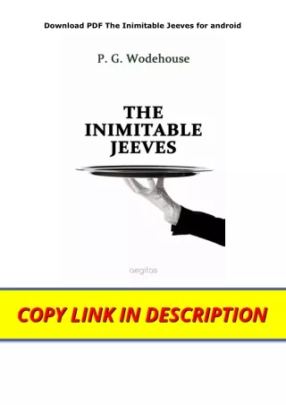 Download PDF The Inimitable Jeeves for android