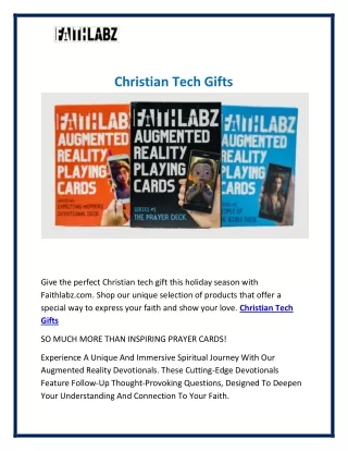 Christian Tech Gifts