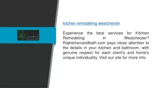 Kitchen Remodeling Westchester Rajkitchenandbath.com