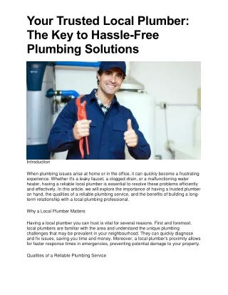 DK Plumbing