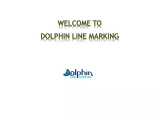 Line Marking Sydney - Dolphin Line Marking