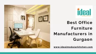 Best Office Furniture Manufacturers in Gurgaon