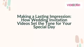 Wedding Invitation Video Maker