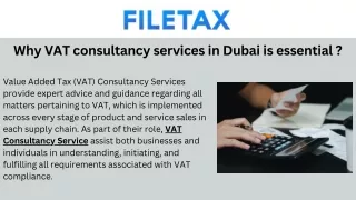 Why VAT consultancy services in Dubai is essential