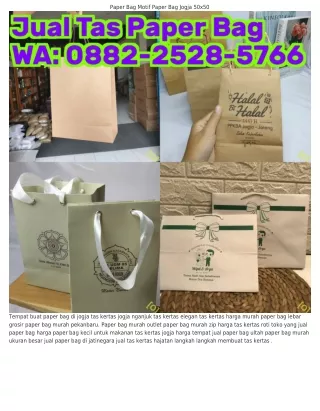 ౦882.2528.5766 (WA) Paper Bag 32 Cm Sablon Tas Kertas Surabaya