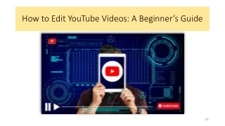 How to Edit YouTube Videos A Beginners Guide