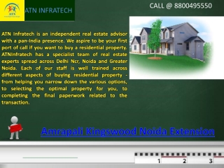 Amrapali Kingswood Venture is Situated Noida Extension