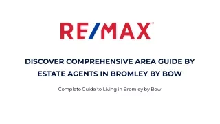 Remax Real Estate Agents Bromley By Bow