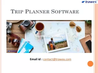 Trip Planner Software