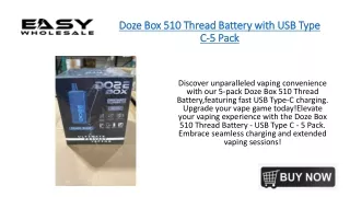Doze Box 510 Thread Battery with USB Type