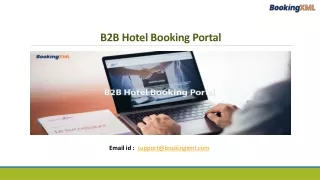 B2B Hotel Booking Portal