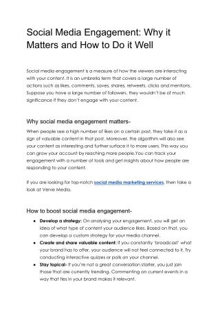 Social Media Engagement_ Why it Matters and How to Do it Well