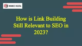 How is Link Building Still Relevant to SEO in 2023?