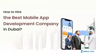 How to Hire the Best Mobile App Development Company in Dubai?